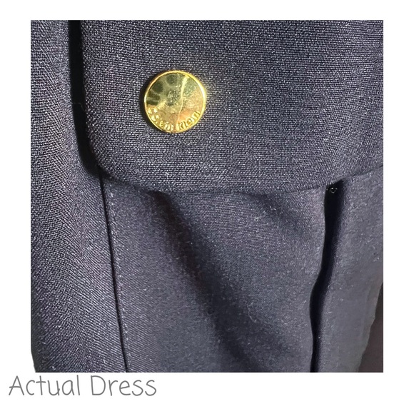 👛 Calvin Klein Navy Military Career Dress Size 12 💙👗 - Picture 6 of 7